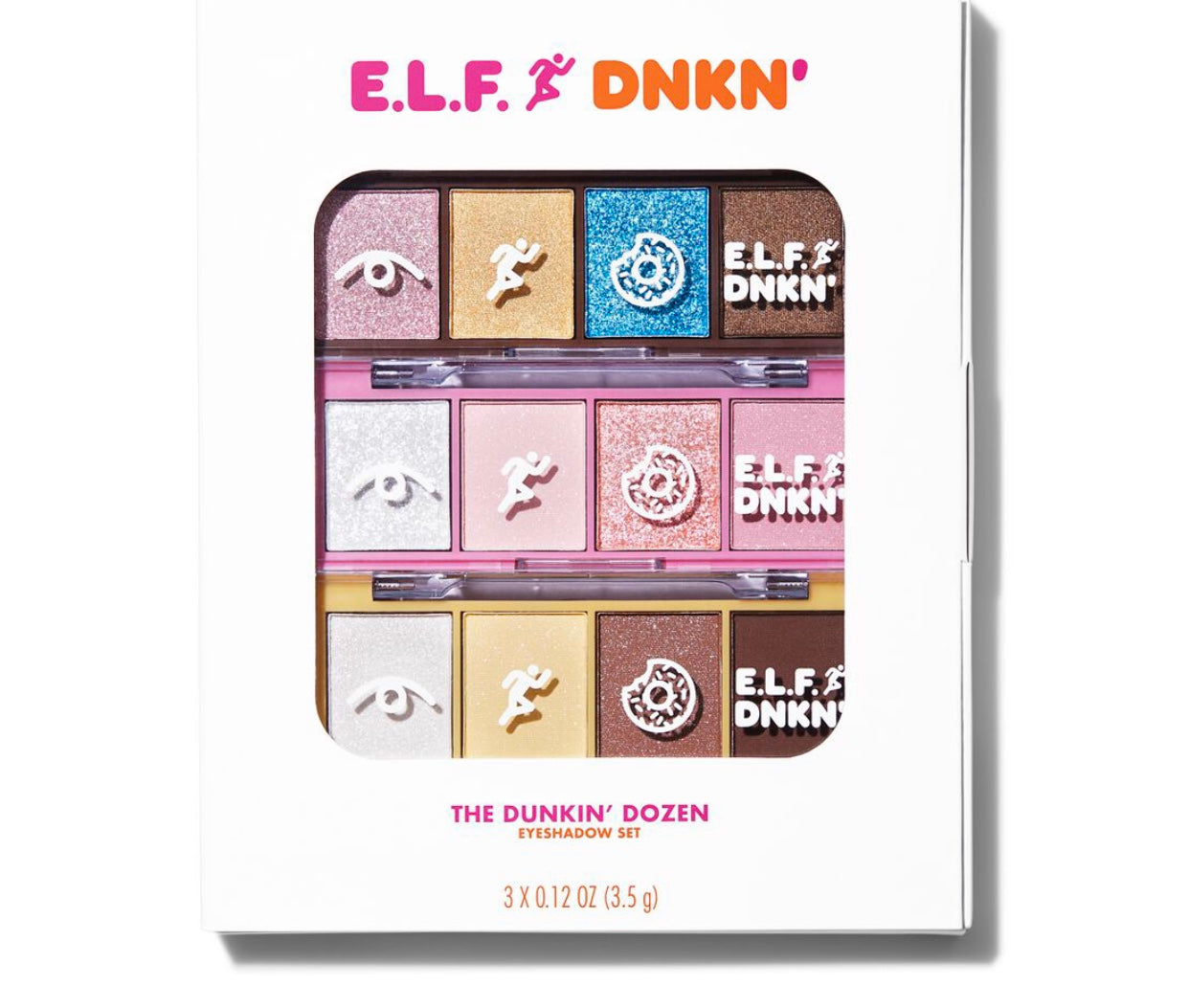 elf dunkin’ dozen eyeshadow set